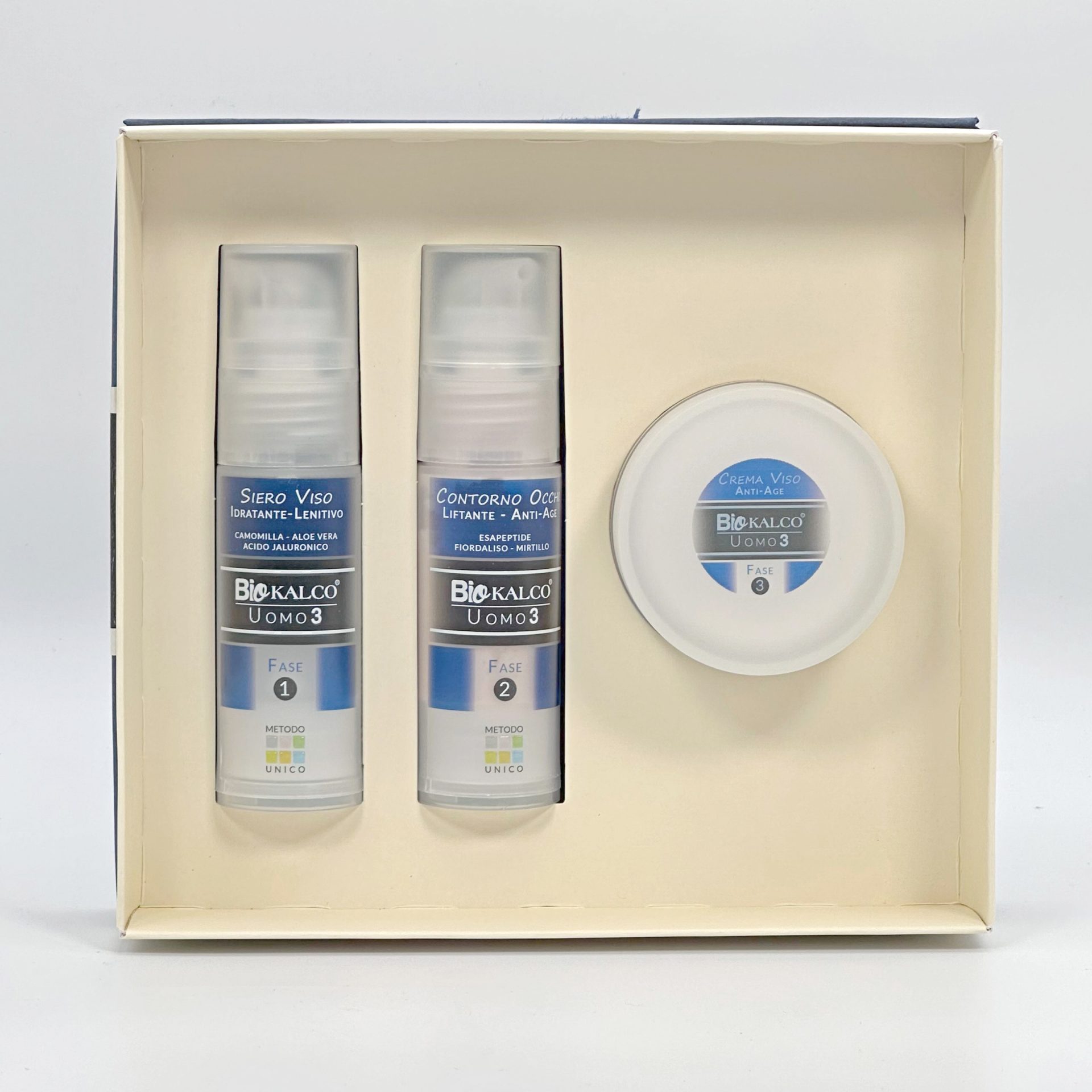<b>Kit Trattamento Viso</b><br><span>Programma Uomo</span>