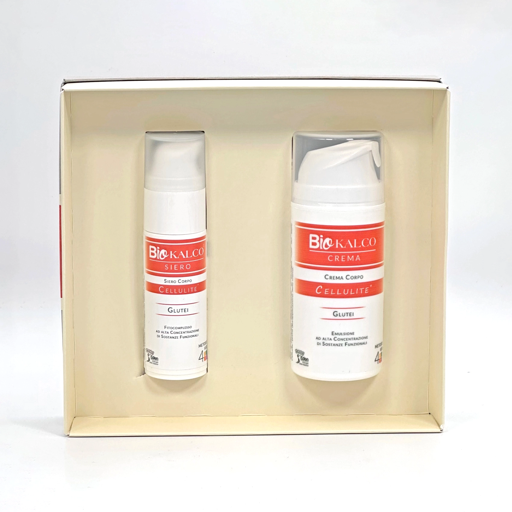 <b>Kit Biokalco Cellulite Glutei </b><br><span>Siero & Crema</span>